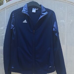 Adidas Dark Blue Zip-Up Jacket